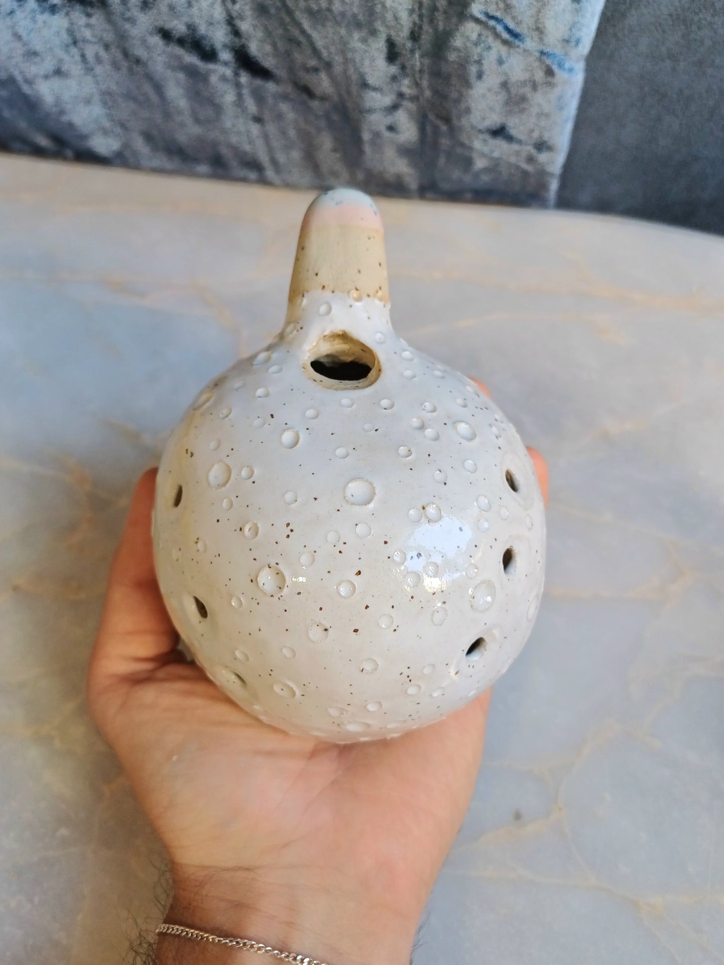 Asha magical whistles✨️ 05 Vistoso series ceramic ocarina Sadece 2 adet üretildi.