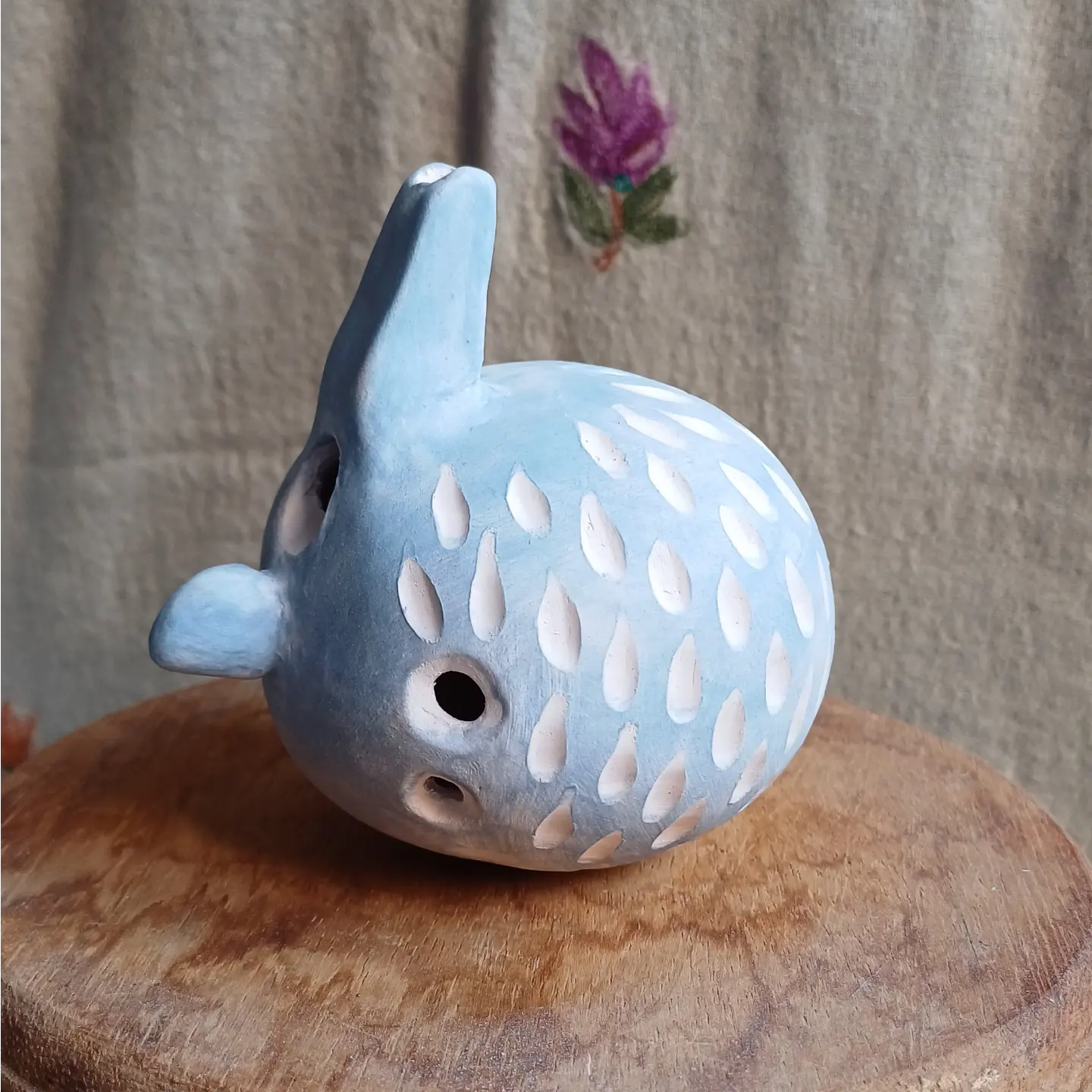 Asha magical Ceramic whistle Blue Bird Ocarina 🦤